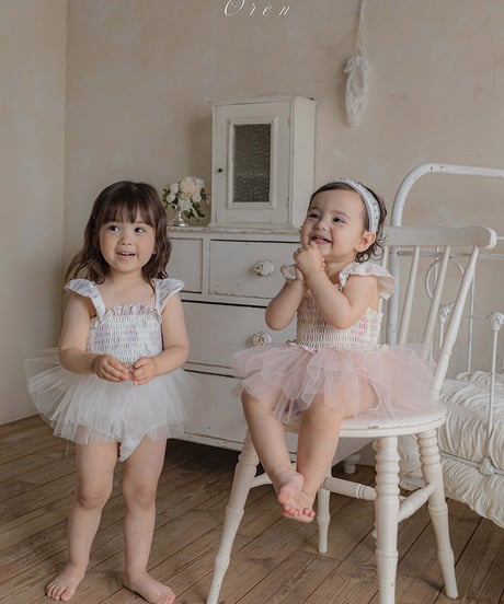 予約 OREN Flora Tulle Swimsuit