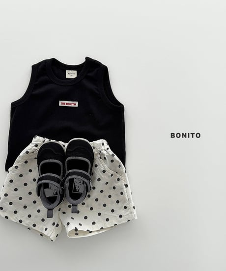 即納bonito Baby  dot pants setup