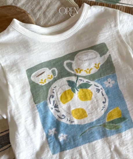 予約 OREN Maison Lemon T-shirt