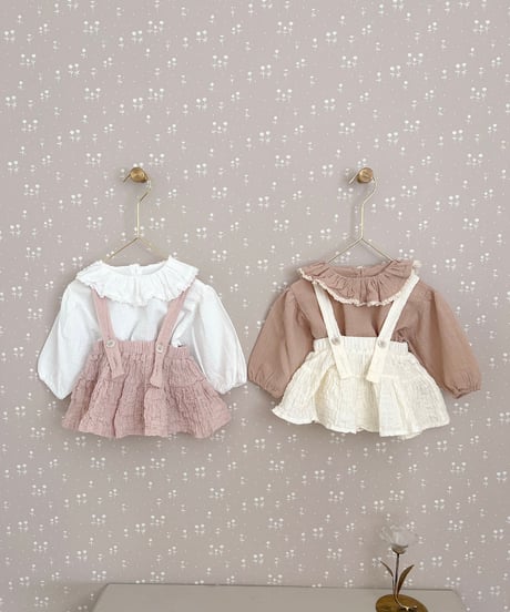 即納mimi market Ray collar blouse