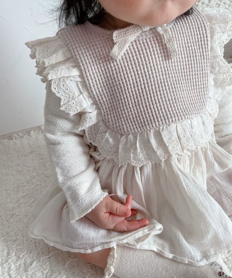 即納peekaboo thermal ribbon bib