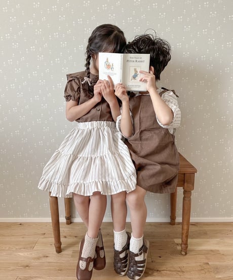 即納la camel latte skirt