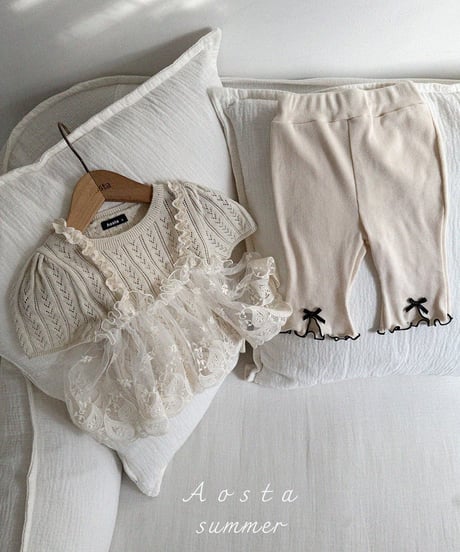 即納aosta lace strap bustier