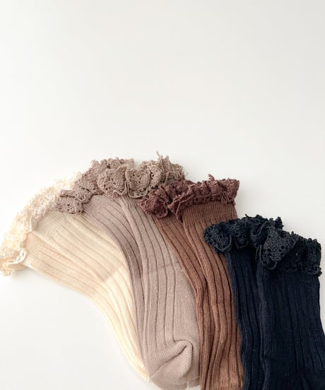 即納 frill lib socks