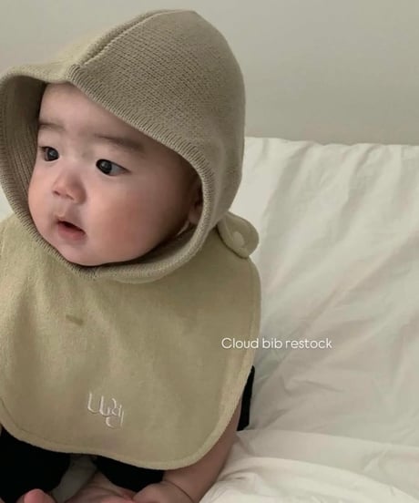一部即納cloud terry bibs
