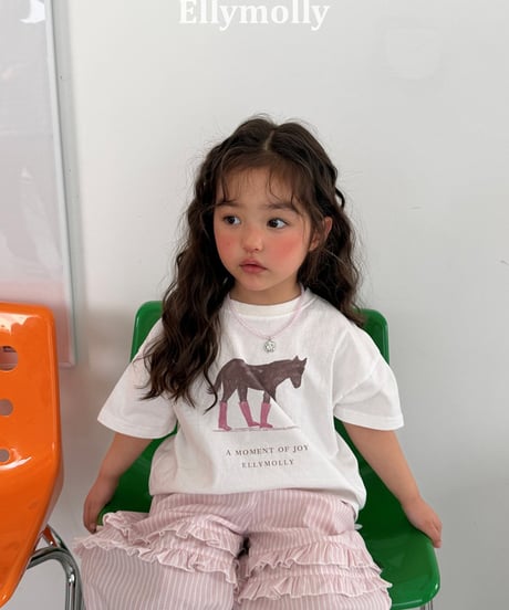 予約Elly Molly Blush pony T-shirt(ママとお揃い)