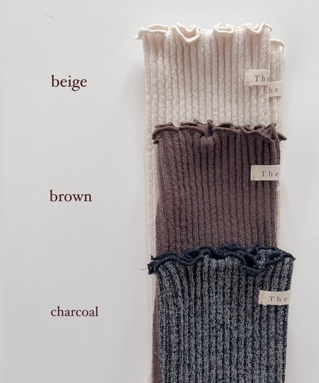 即納The beige knit warmer