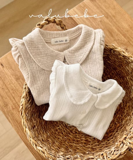 即納valubebe Eyelet Round Puff Tee
