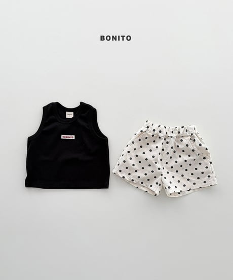 即納bonito Baby  dot pants setup