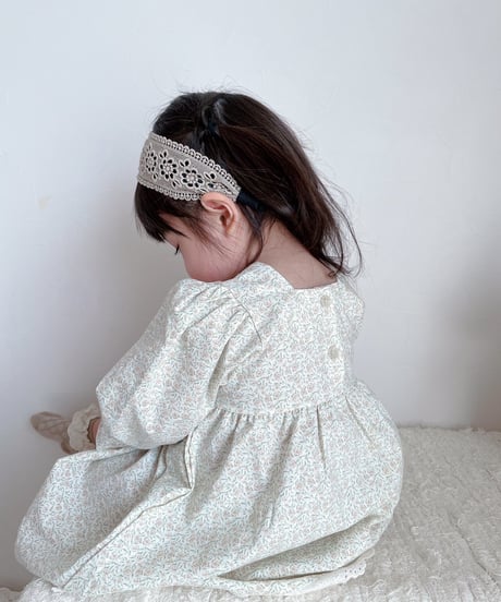 即納 punching lace headband