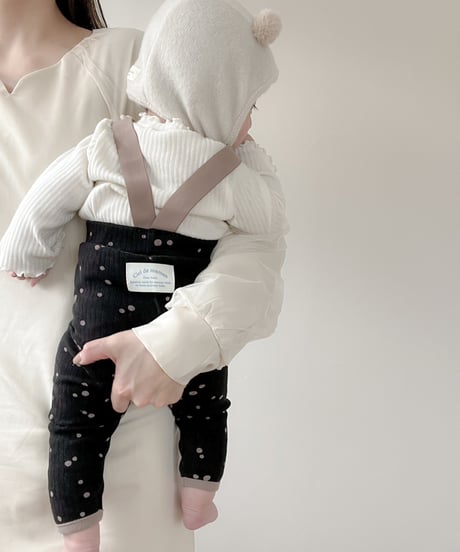 即納dot suspender  leggings