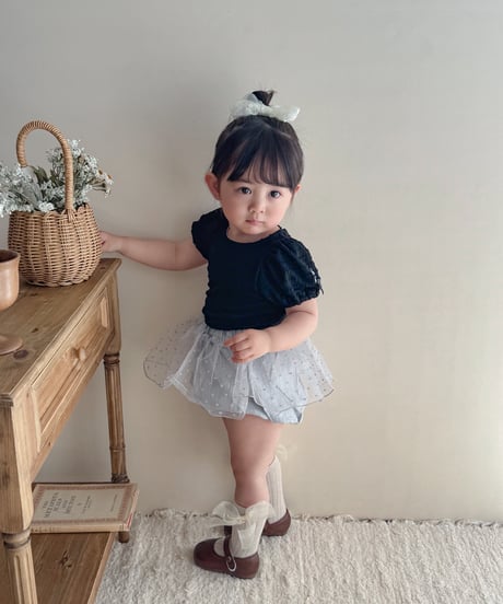 即納 bebeholic Lori Ribbon Tee