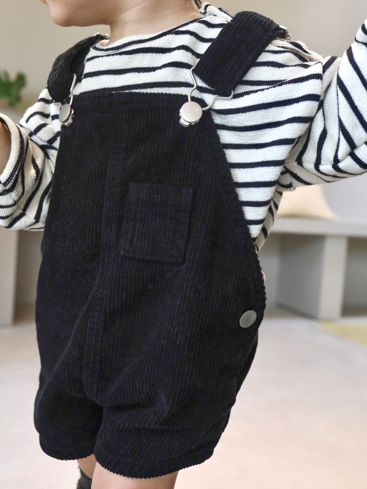 新品　新作　Misha & Puff ダークブルー オーバーオール 12m-18 新品新作Misha & Puff ダークブルー オーバーオール 12m-18