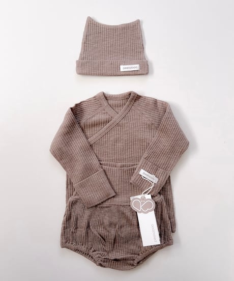 即納 newborn neko bonnet  set