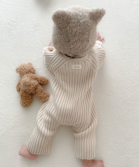 即納lala lib knit rompers