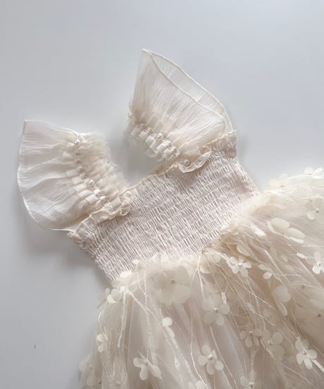即納Blossom Fairy Tulle Romper Dress