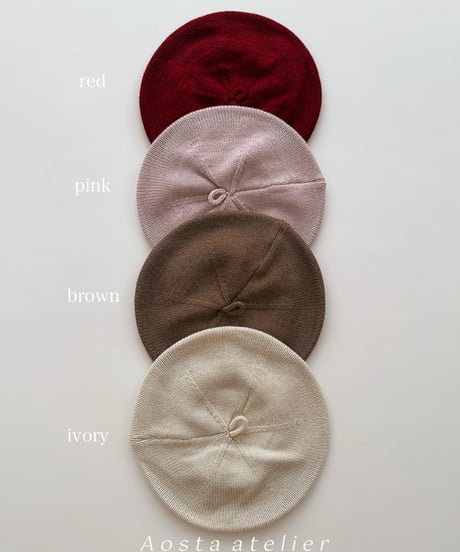 即納aosta knit beret