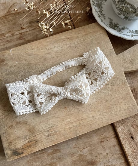 即納Lace Bloom Headband