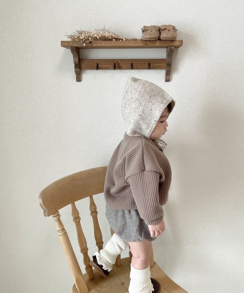 別珍フルボンネット a:ruco 耳が聴こえるフルボンネ ねこ耳ボンネット – PetitKid
