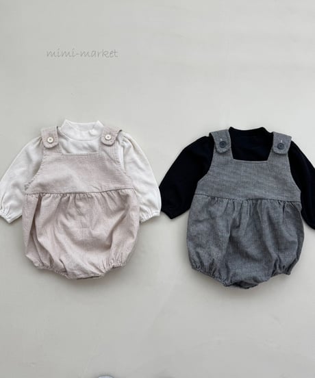 即納Gobang suspender suit