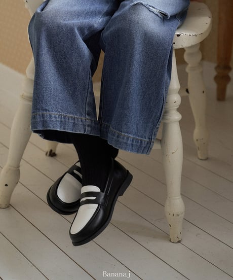 即納wide denim Pants