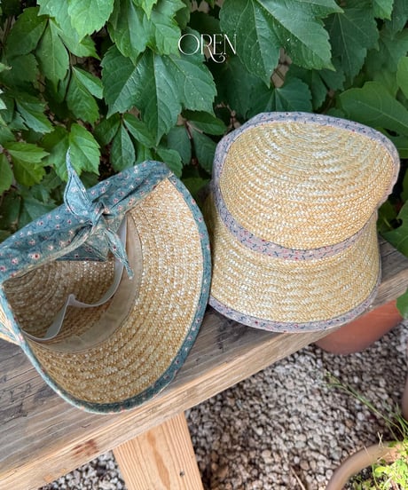 予約 OREN Soleil Scarf Straw Hat