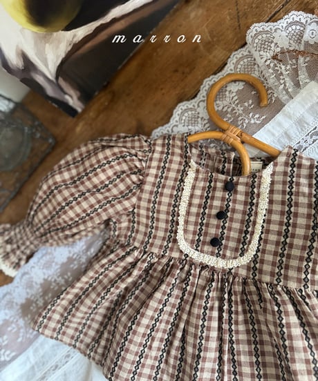 即納marron Smoke blouse