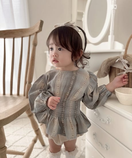 即納Anne shirley Hayes smoke blouse