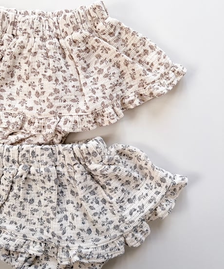 即納 petit flower frill skirt