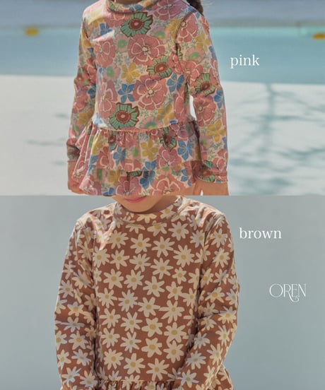 予約 OREN Solea Fleur Rash Guard