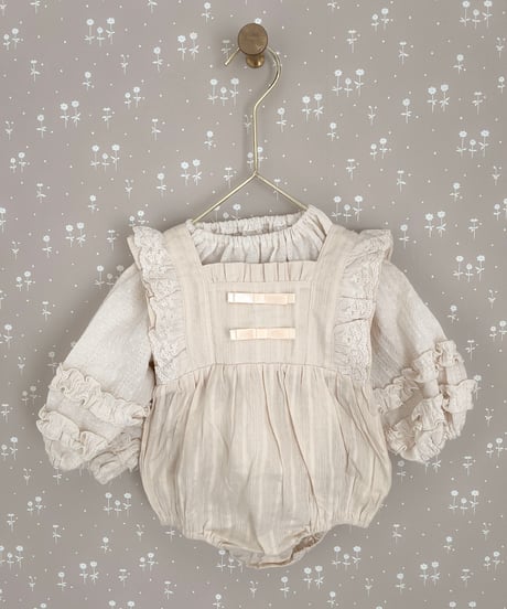 即納frill lace salopette
