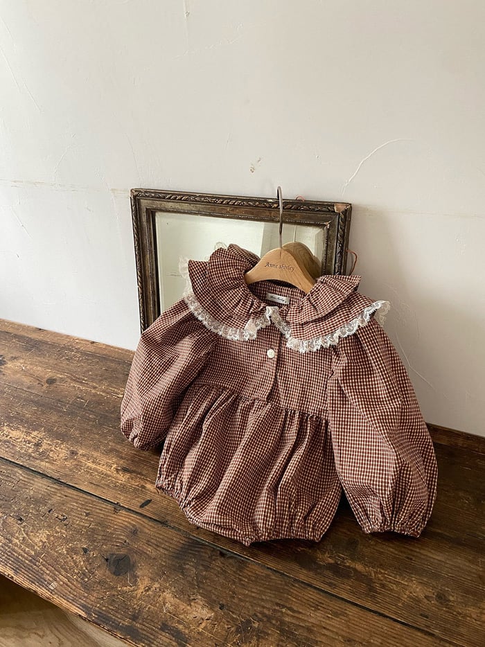 anneshirley ロンパ　M 即納 Anne shirley Cotton collar suit | alli.