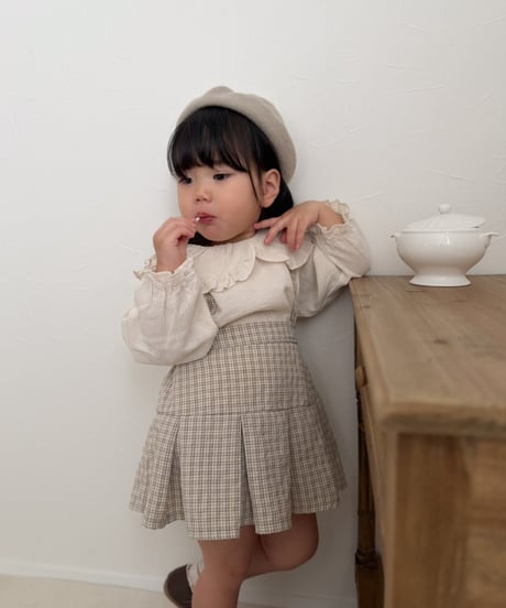 即納 mimi market Big Collar blouse