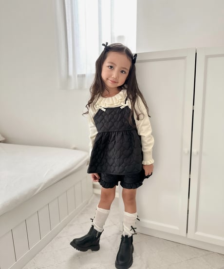 即納　ruffle snow knit