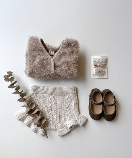 即納mix knit  bloomers