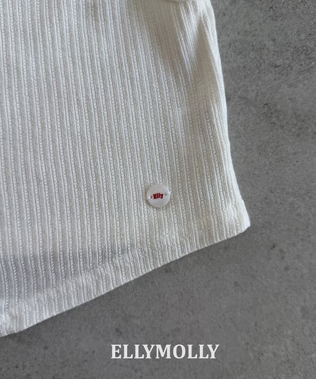 予約Elly Molly Clean V-cut tanktop