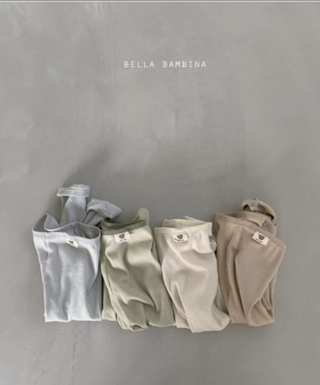 即納80-120cm bella bambina color leggings