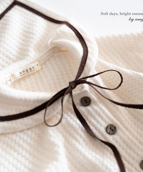 即納anggo Sailor collar T-shirt