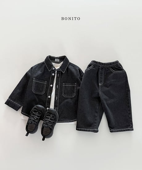 即納 bonito New denim pants