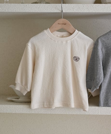 即納 Pretzel Embroidery Sweatshirt