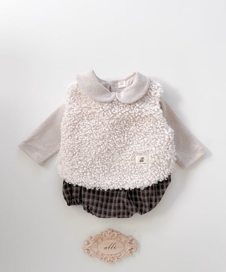 即納 valubebe Baby sheep vest(bebe)