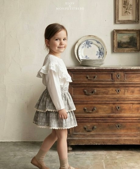 即納 mon petit bebe Olivia skirt