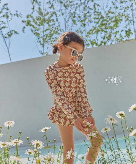 予約 OREN Solea Fleur Rash Guard