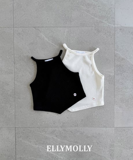 予約Elly Molly Clean V-cut tanktop