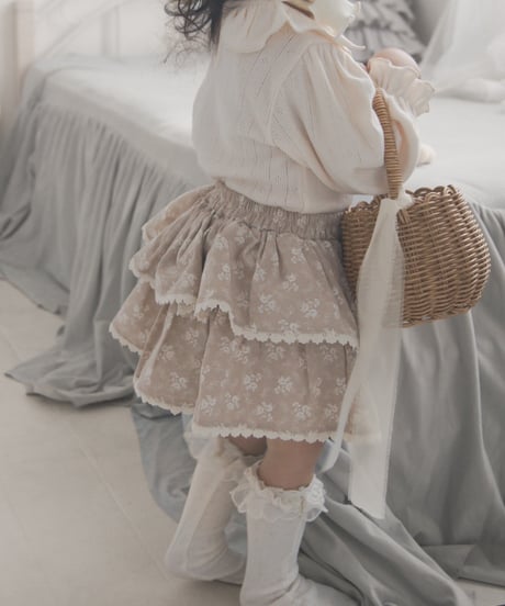 即納 mon petit bebe Olivia skirt