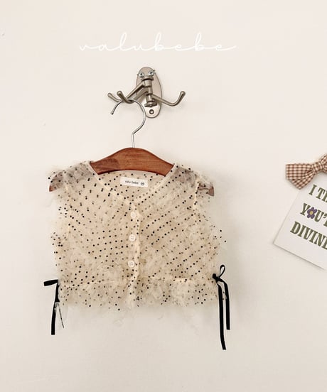 即納Dot Ruffle Bustier