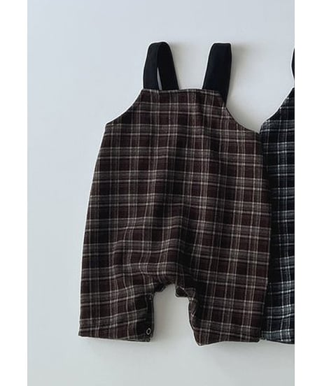 即納 Lindo Baby London check body suit