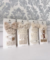 即納natural flower pin set