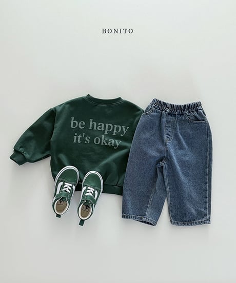 即納 bonito New denim pants