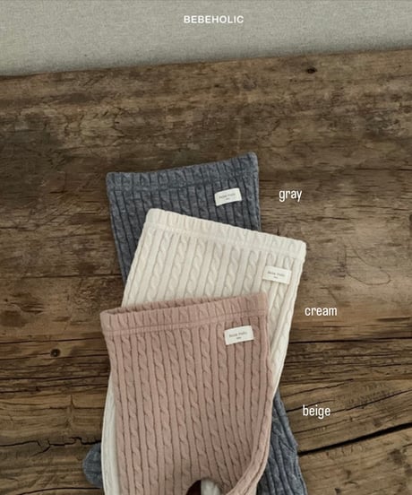 即納 cable knit  leggings
